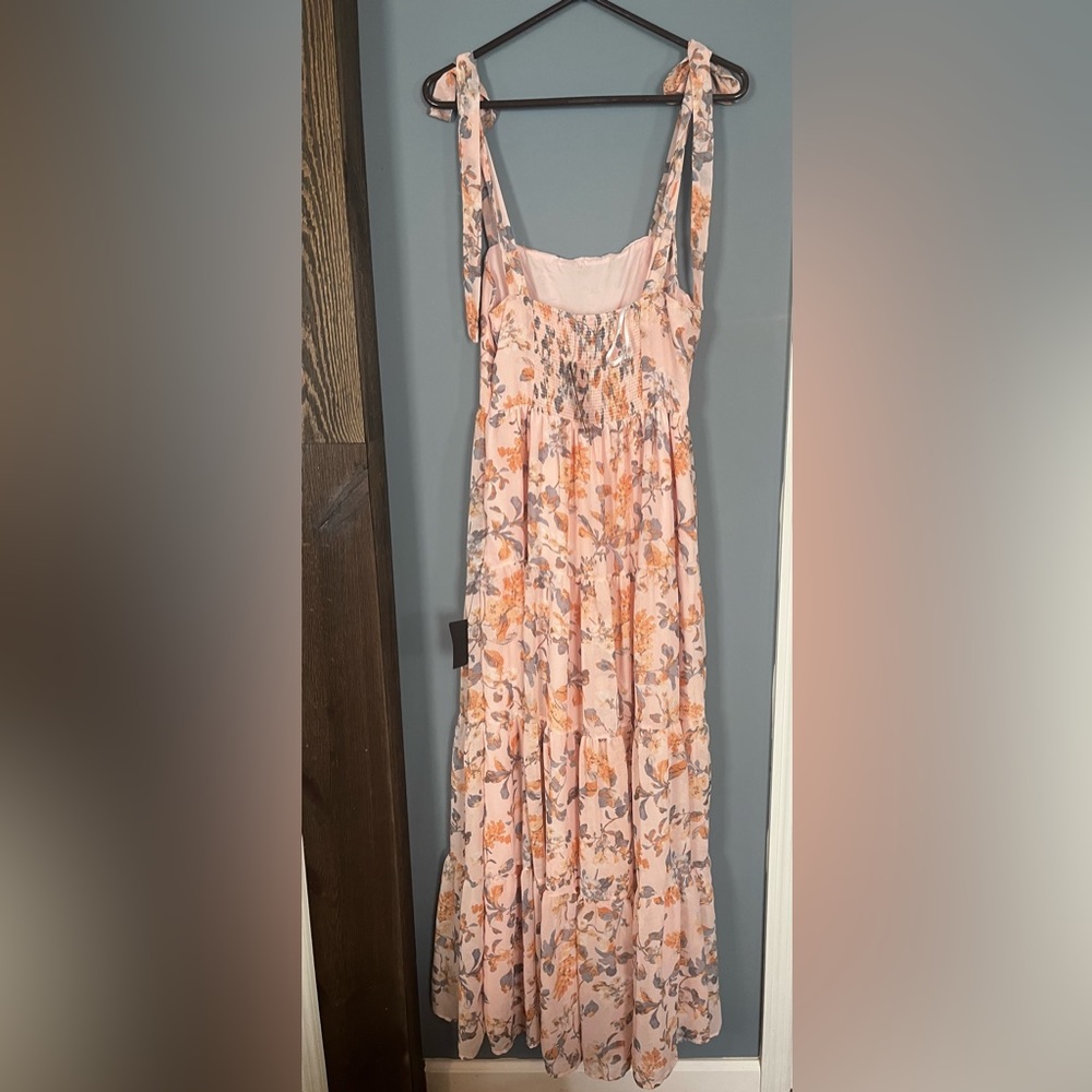 NWT Lulu’s Floral Print Maxi Dress